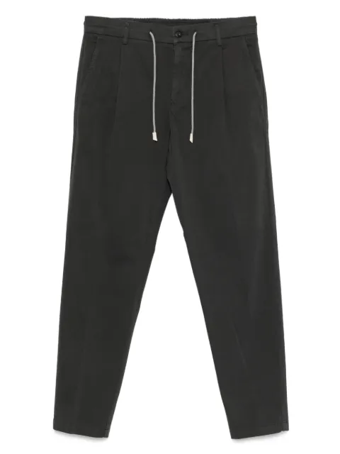Eleventy pantalon plissé à lien de resserrage