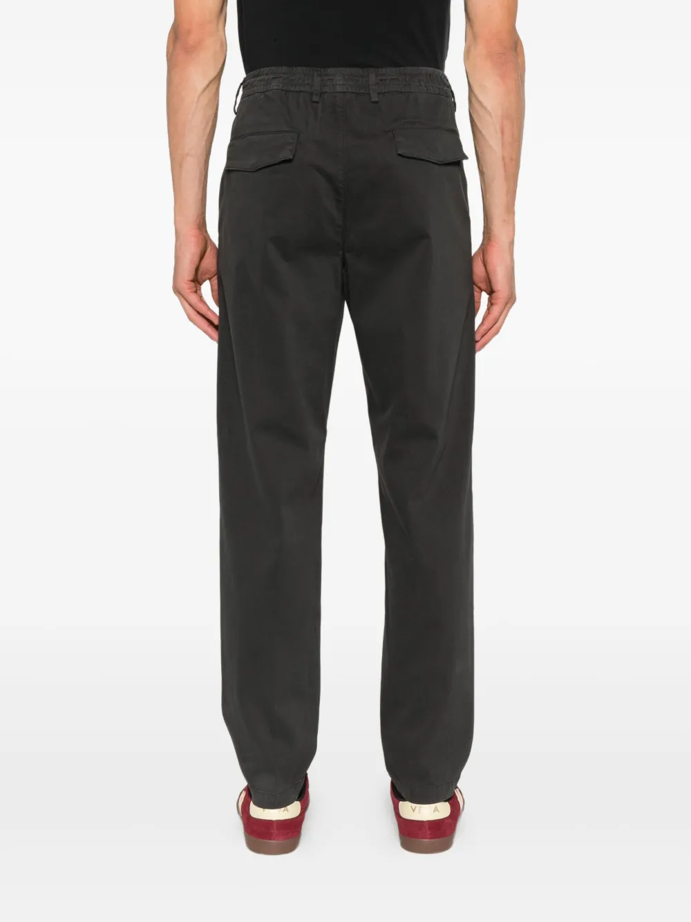 Eleventy Broek met trekkoord Grijs