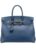 Hermès Pre-Owned 2002 Togo Birkin Retourne 35 handbag - Blue