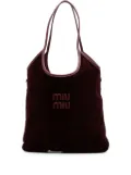 Miu Miu Pre-Owned 2010-2024 Corduroy Ivy tote bag - Red