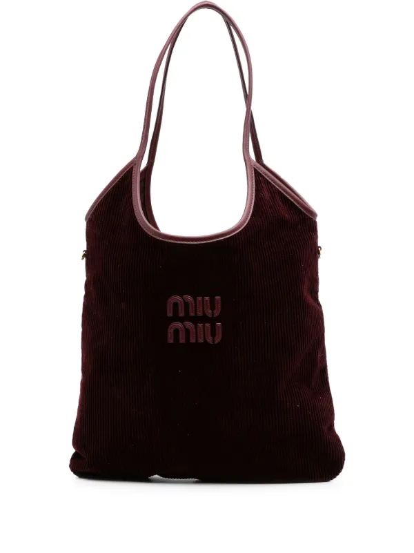 MiuMiu＊IVY corduroy shopping bag ショッピングバッグ＊送料込 30689913_59491577_600.jpg