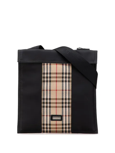 Burberry Pre-Owned 2000-2017 House Check Canvas and Nylon crossbody bag
