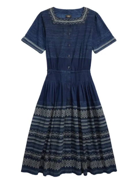 Ralph Lauren RRL Luciana embroidered button-up dress
