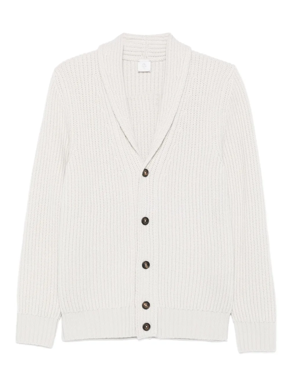 Eleventy Vest met sjaalkraag Beige