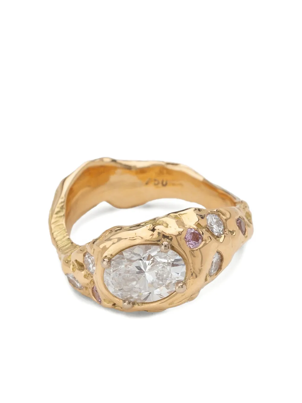 NADIA SHELBAYA 18kt yellow gold Lagoa diamond ring | Fine Jewelry | Image 2