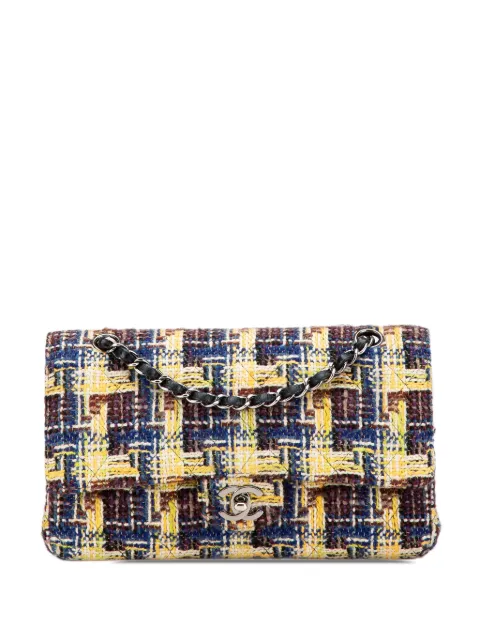 CHANEL Pre-Owned 2004-2005 Medium Classic Tweed Double Flap shoulder bag