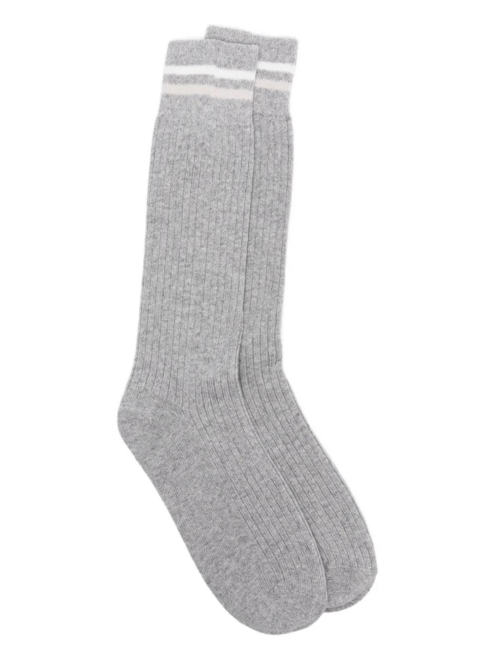 Eleventy ribbed socks - グレー Eleventy ribbed socks - グレー