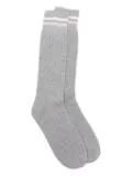 Eleventy ribbed socks - Grey