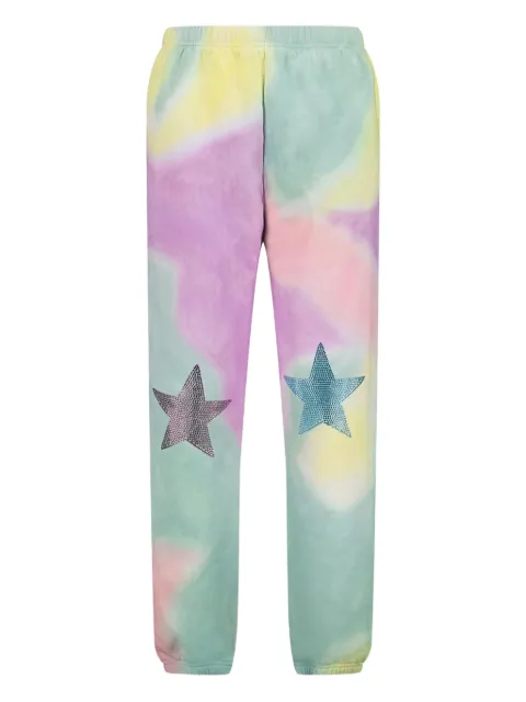 Collina Strada star-embellished tie-dye joggers