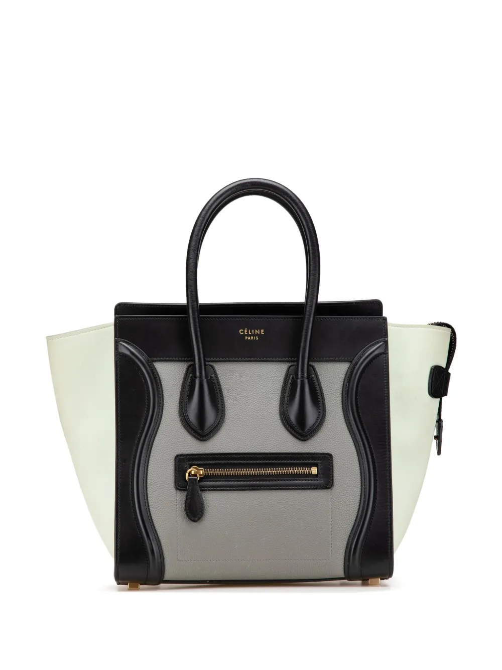 Céline Pre-Owned 2000-2024 Micro Tricolor Leather Luggage Tote handbag Céline Pre-Owned 2000-2024 Micro Tricolor Leather Luggage Tote handbag