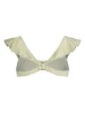 Collina Strada ruffled bralette - Green