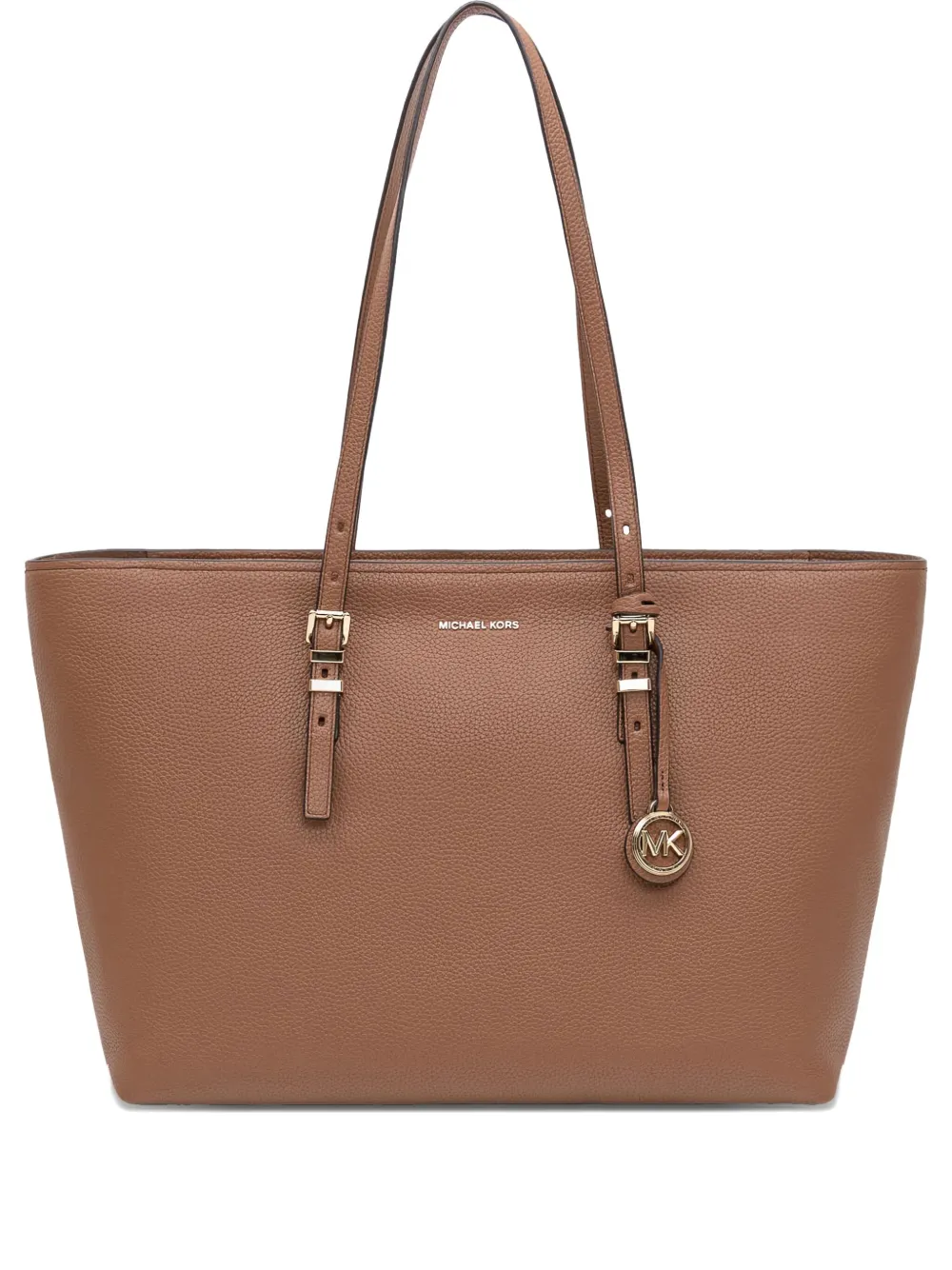 Michael Kors Quinn grote schoudertas Bruin