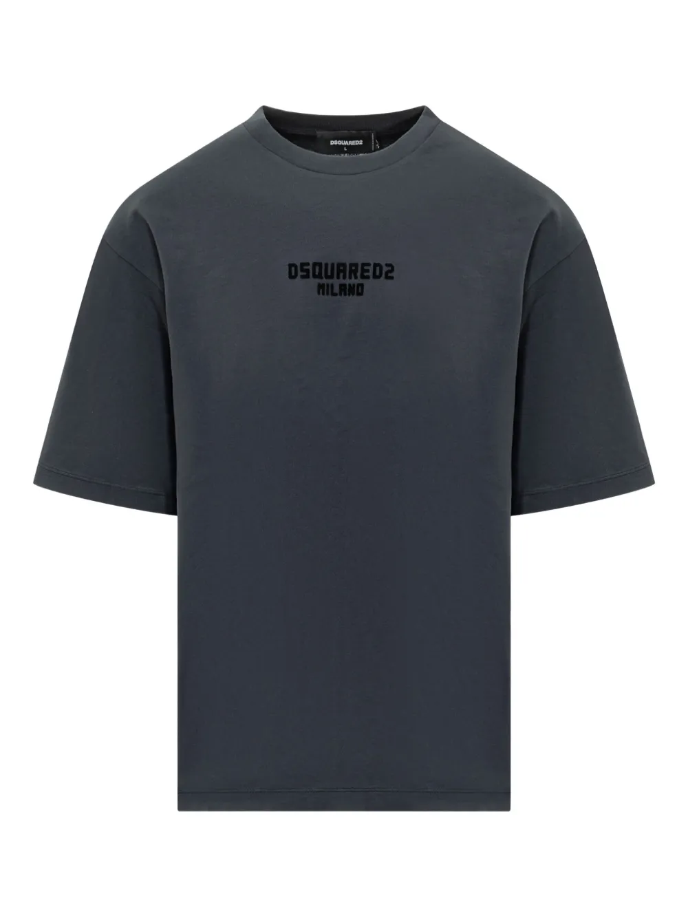 DSQUARED2 T-shirt met logo-reliëf Zwart