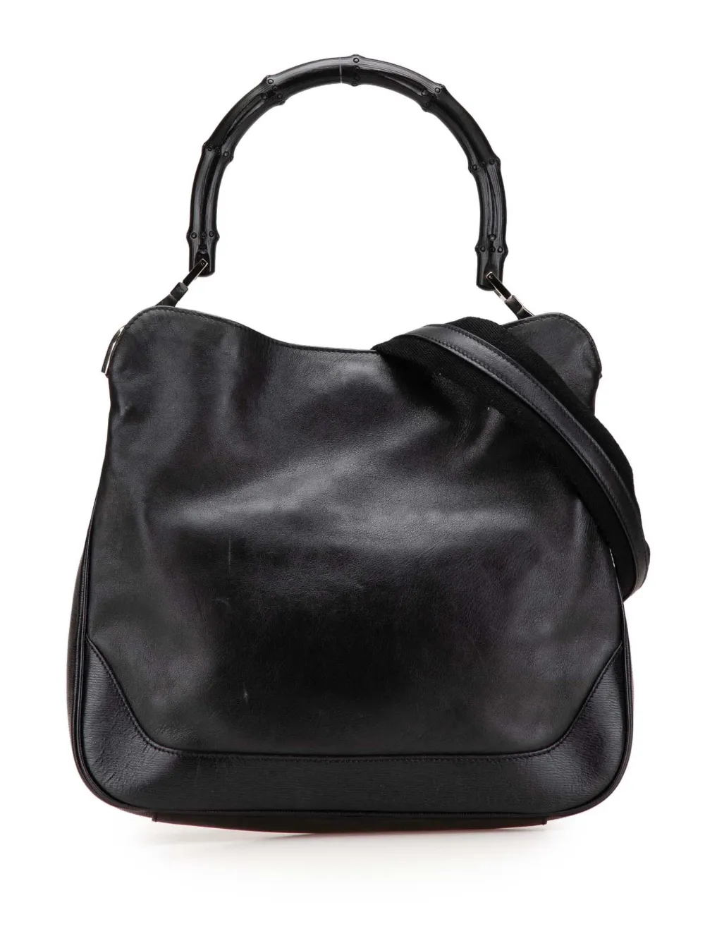 Gucci Pre-Owned 2000-2025 Leather Bamboo satchel - ブラック Gucci Pre-Owned 2000-2025 Leather Bamboo satchel - ブラック