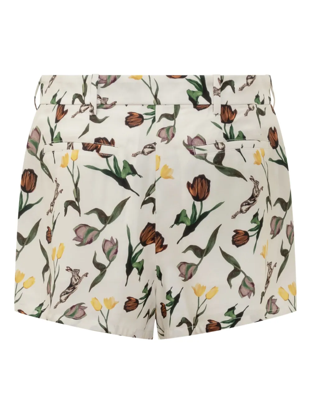 Marni tulip hares-print shorts | Short Shorts | Image 2
