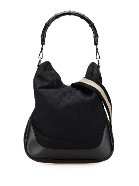 Gucci Pre-Owned 2000-2015 GG Canvas Bamboo Web satchel