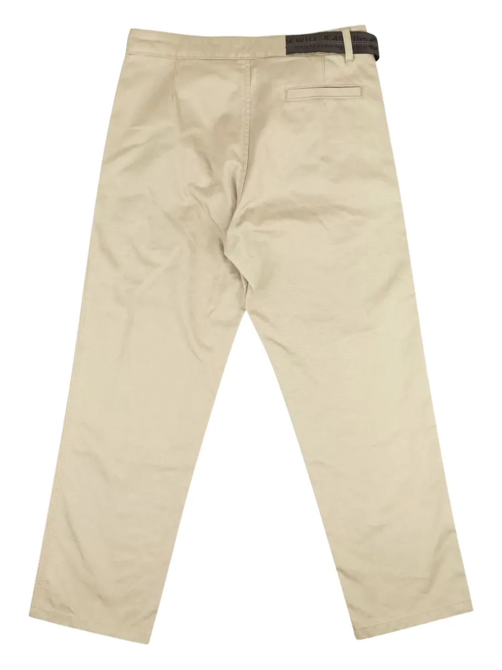 Off-White industrial belt tapered jeans - Beige