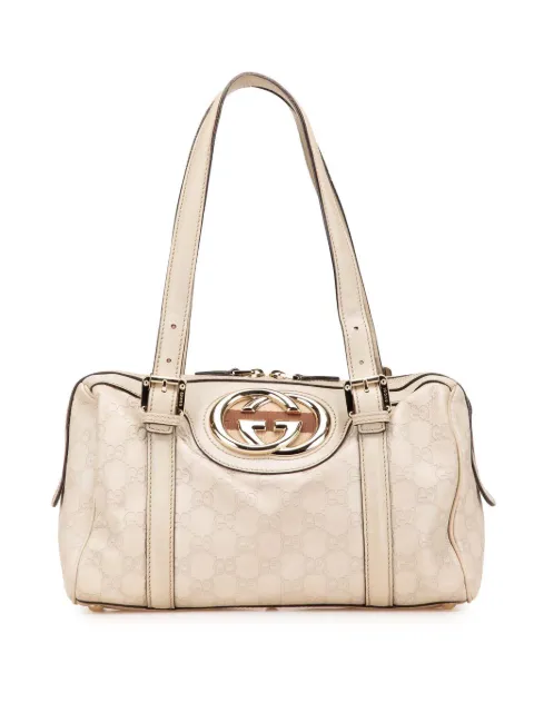 Gucci Pre-Owned 2000-2015 Guccissima Britt boston bag