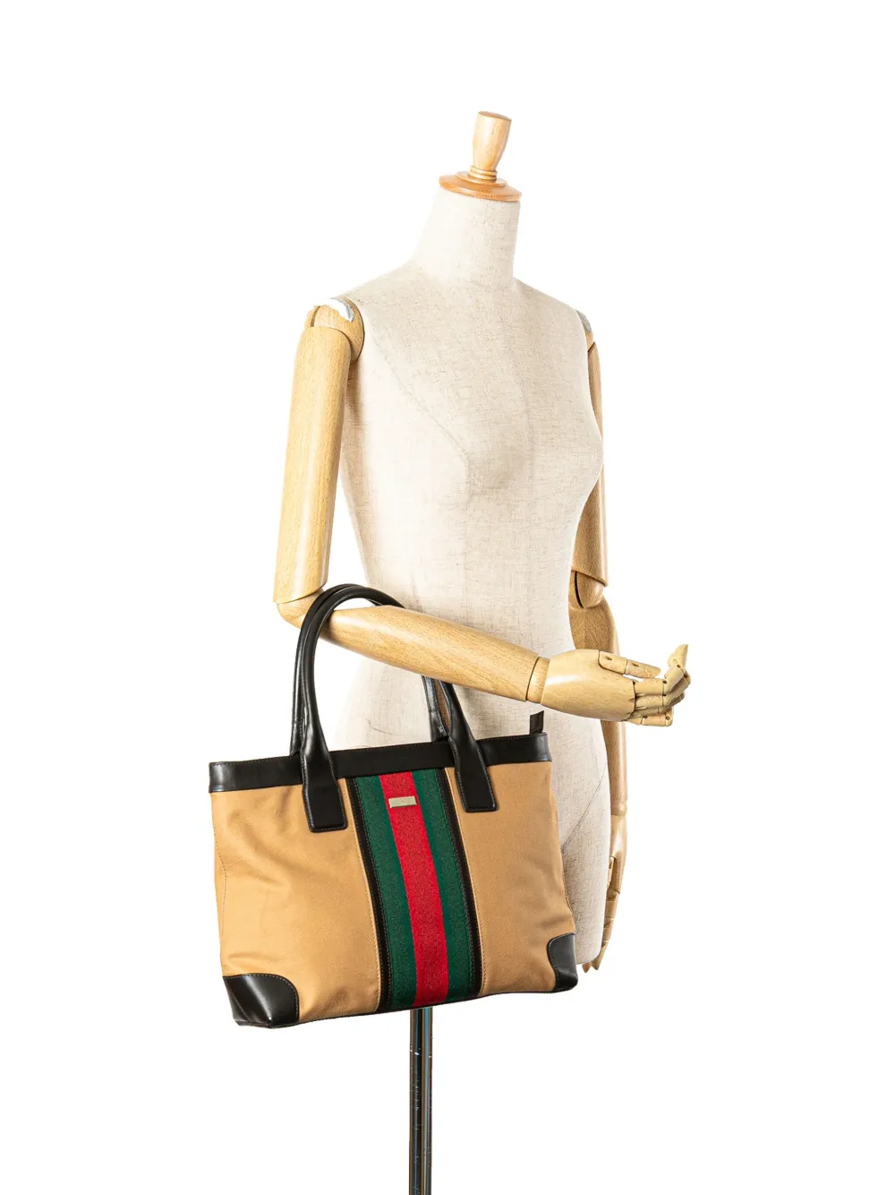 Gucci Pre-Owned 2000-2015 Canvas Web tote bag | Pre-Owned | Image 2