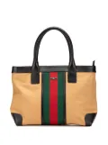 Gucci Pre-Owned 2000-2015 Canvas Web tote bag - Brown