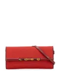 Gucci Pre-Owned 2000-2025 GG Canvas Bamboo Bar crossbody bag - Red