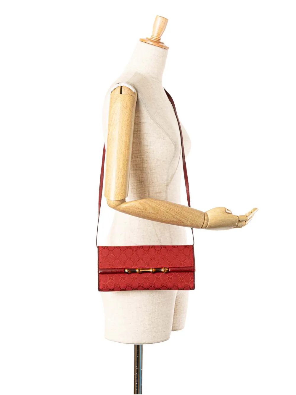 Gucci Pre-Owned 2000-2025 GG Canvas Bamboo Bar crossbody bag | Pre-Owned | Image 2