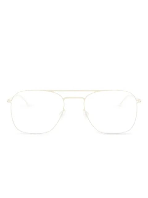 Mykita steel-frame rectangle glasses