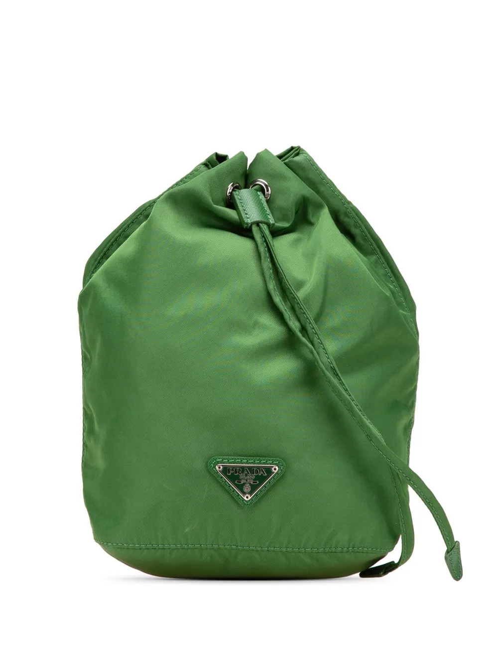 Prada Pre-Owned pochette à lien de resserrage (2000-2013) | vert | Image 1