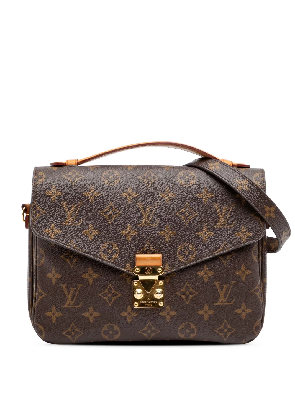 Louis Vuitton Pre-Owned 2016 Monogram Pochette Metis satchel | Brown | Image 1