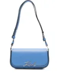 Karl Lagerfeld leather shoulder bag - Blue