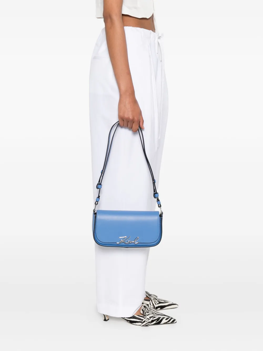 Karl Lagerfeld leather shoulder bag | Image 2