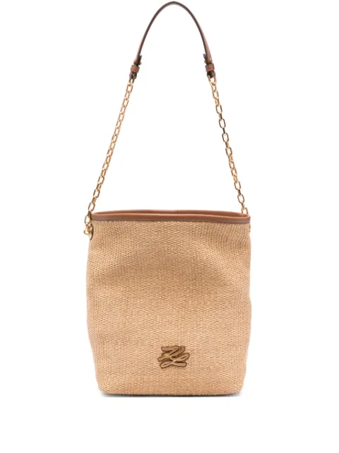 Karl Lagerfeld K/Autograph woven chain-strap bag
