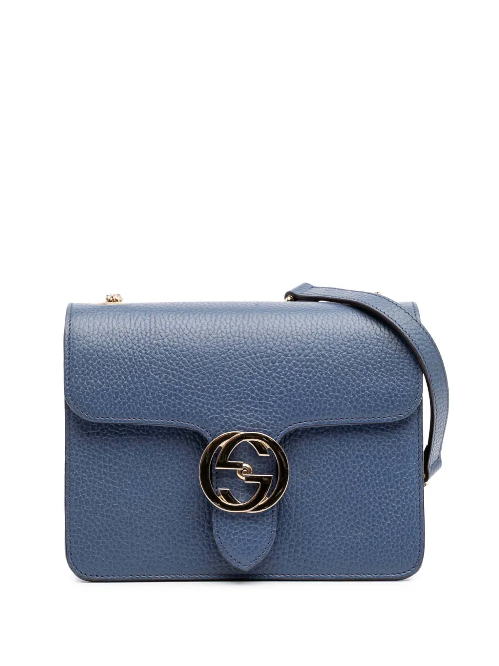 Gucci Pre-Owned 2016-2024 Small Dollar Calfskin Interlocking G Gucci Pre-Owned 2016-2024 Small Dollar Calfskin Interlocking G