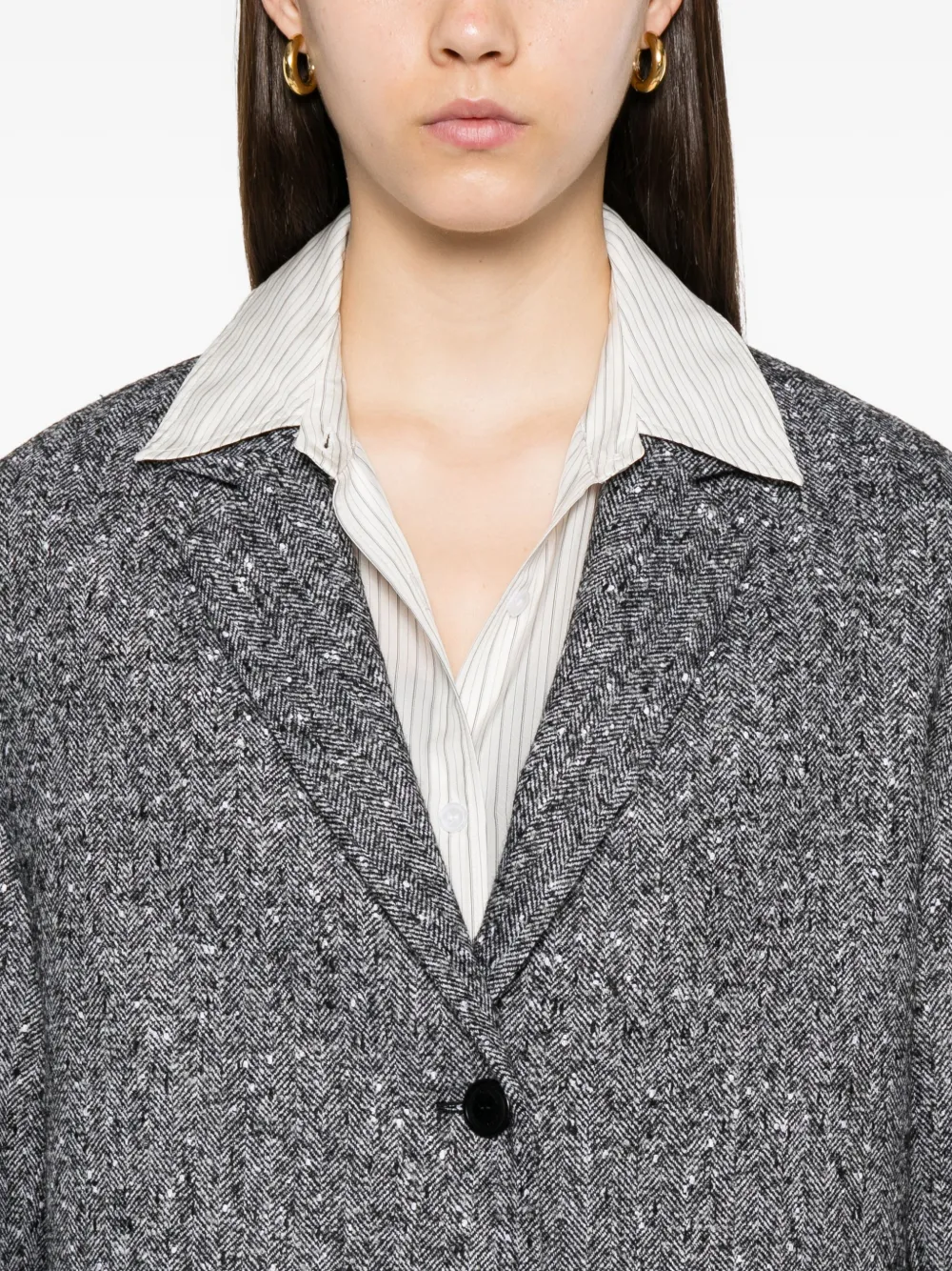 Ermanno Scervino Blazer met twee knopen Zwart