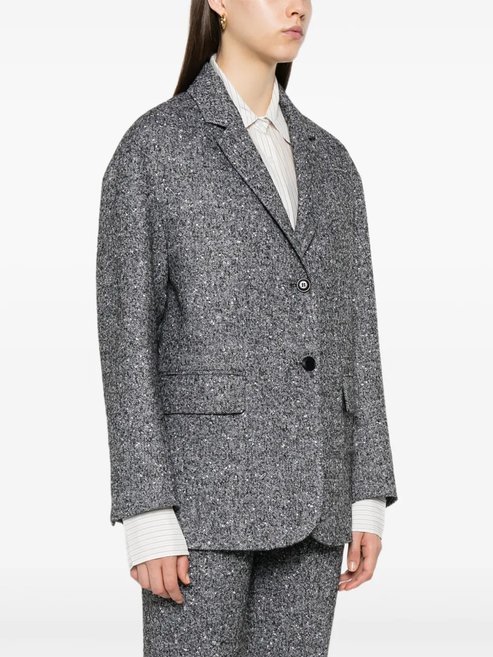 Ermanno Scervino Blazer met twee knopen Zwart