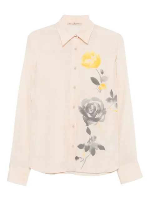 Ermanno Scervino floral-print silk shirt