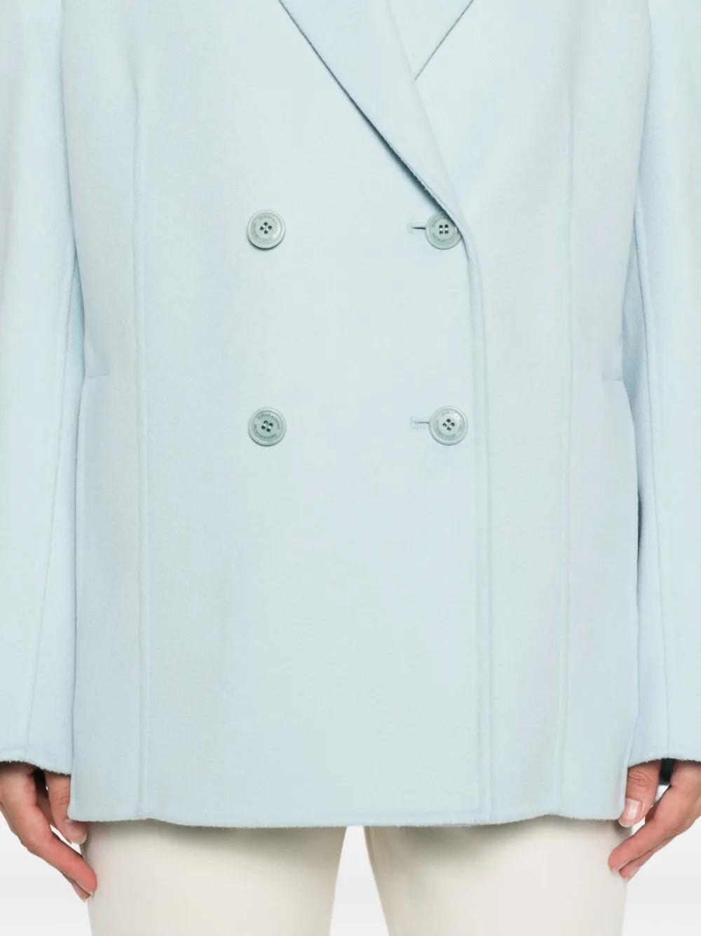 Ermanno Scervino Jack met dubbele rij knopen Blauw