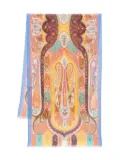 ETRO paisley-pattern scarf - Yellow