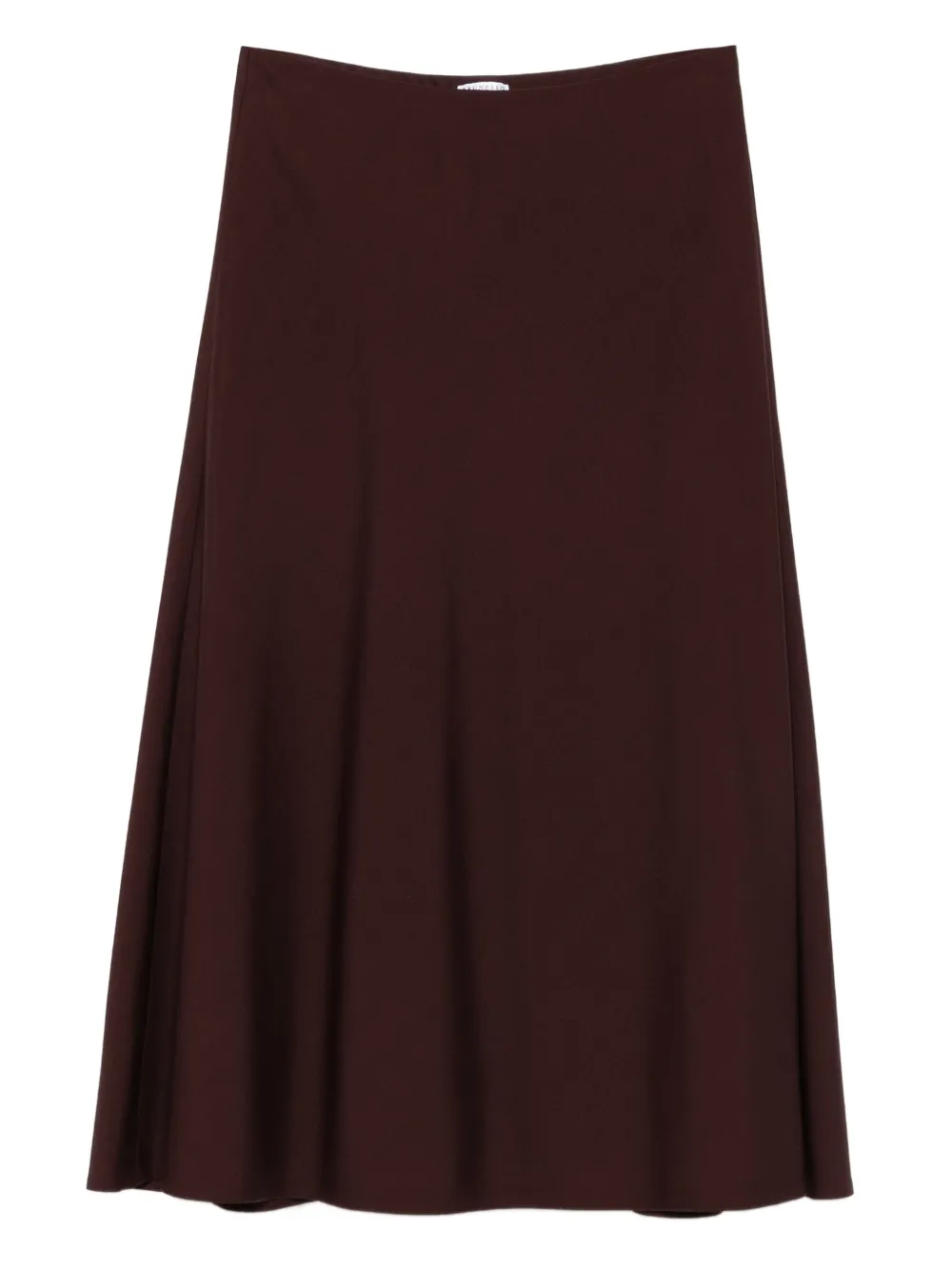 Brunello Cucinelli flared knitted skirt Bruin