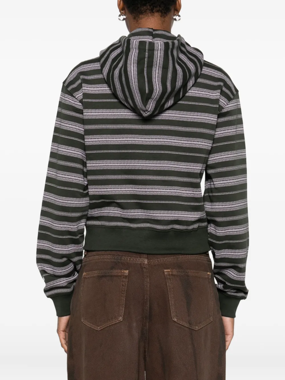 Kenzo Gestreepte hoodie Groen