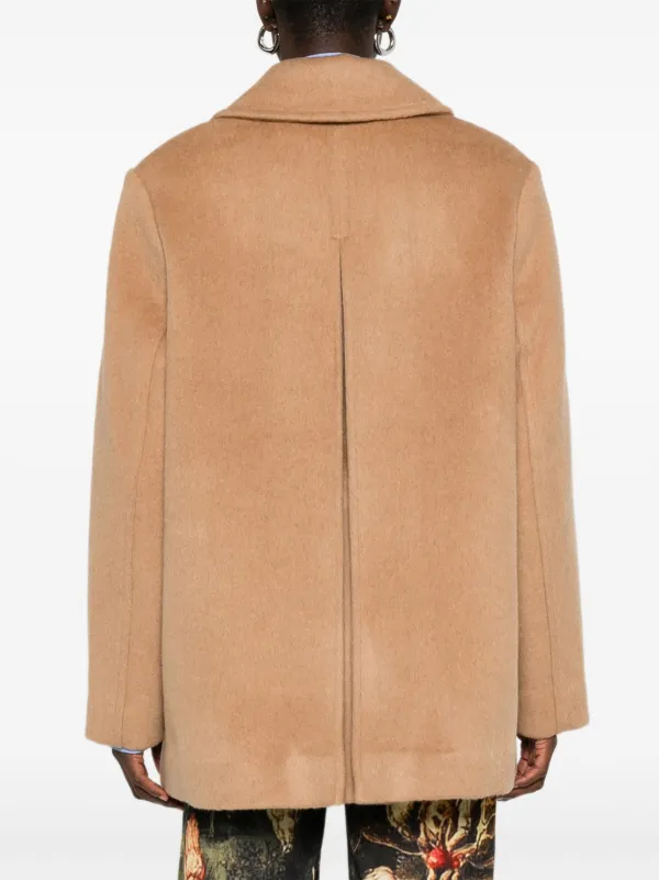 GANNI double-breasted Jacket Neutrals FARFETCH