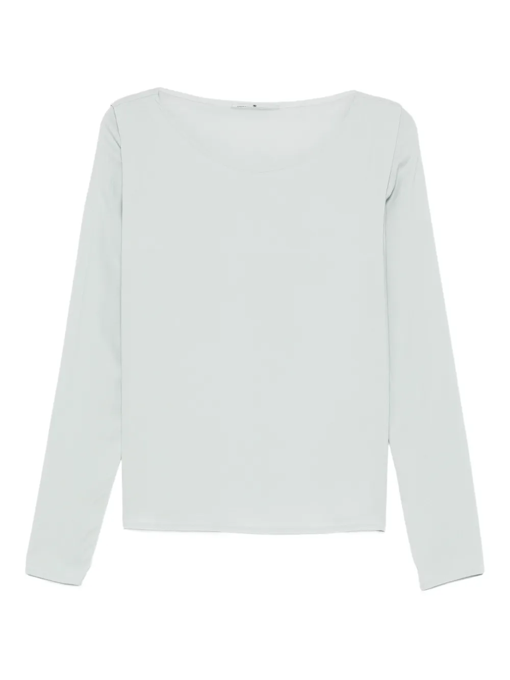 Ermanno Scervino Sweater met boothals en lange mouwen Blauw