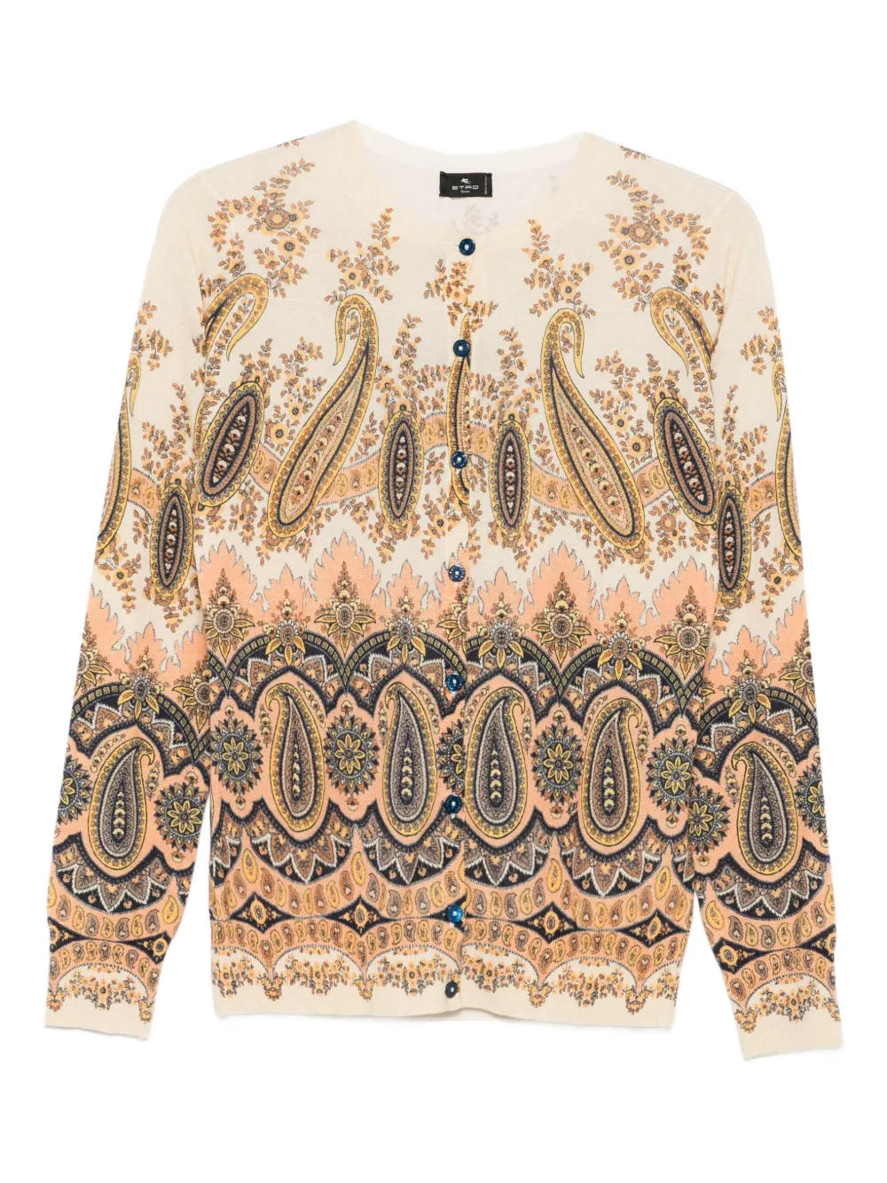 ETRO Vest met paisley-print Beige