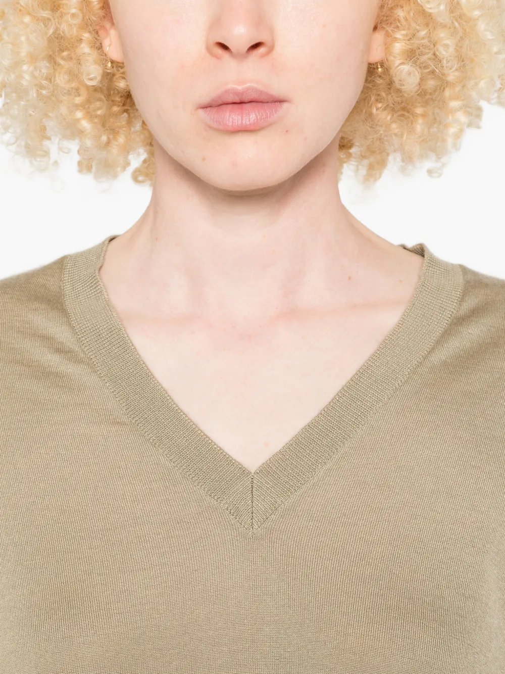 Fabiana Filippi Trui met V-hals Groen
