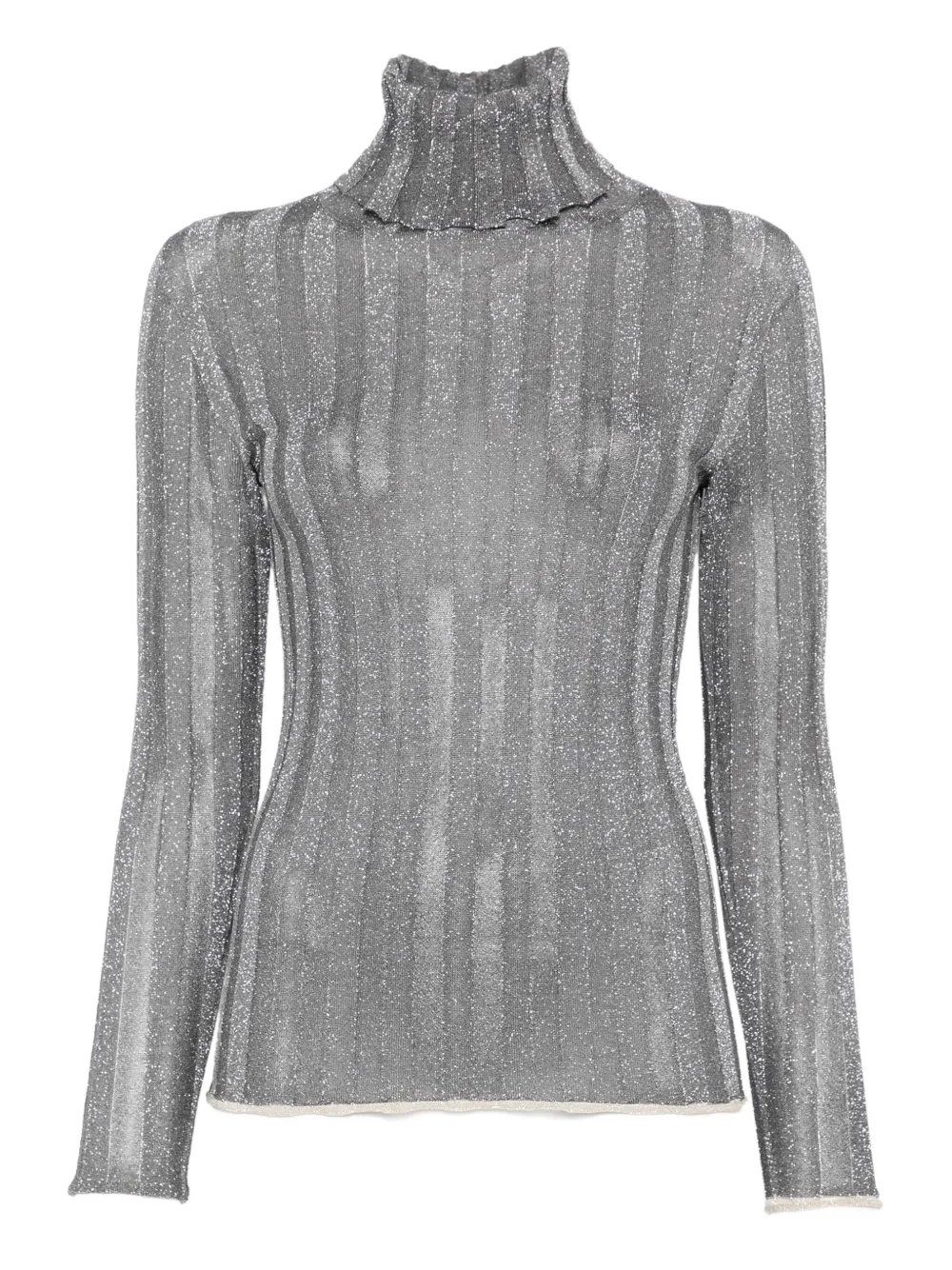 Fabiana Filippi roll-neck sweater - Grigio