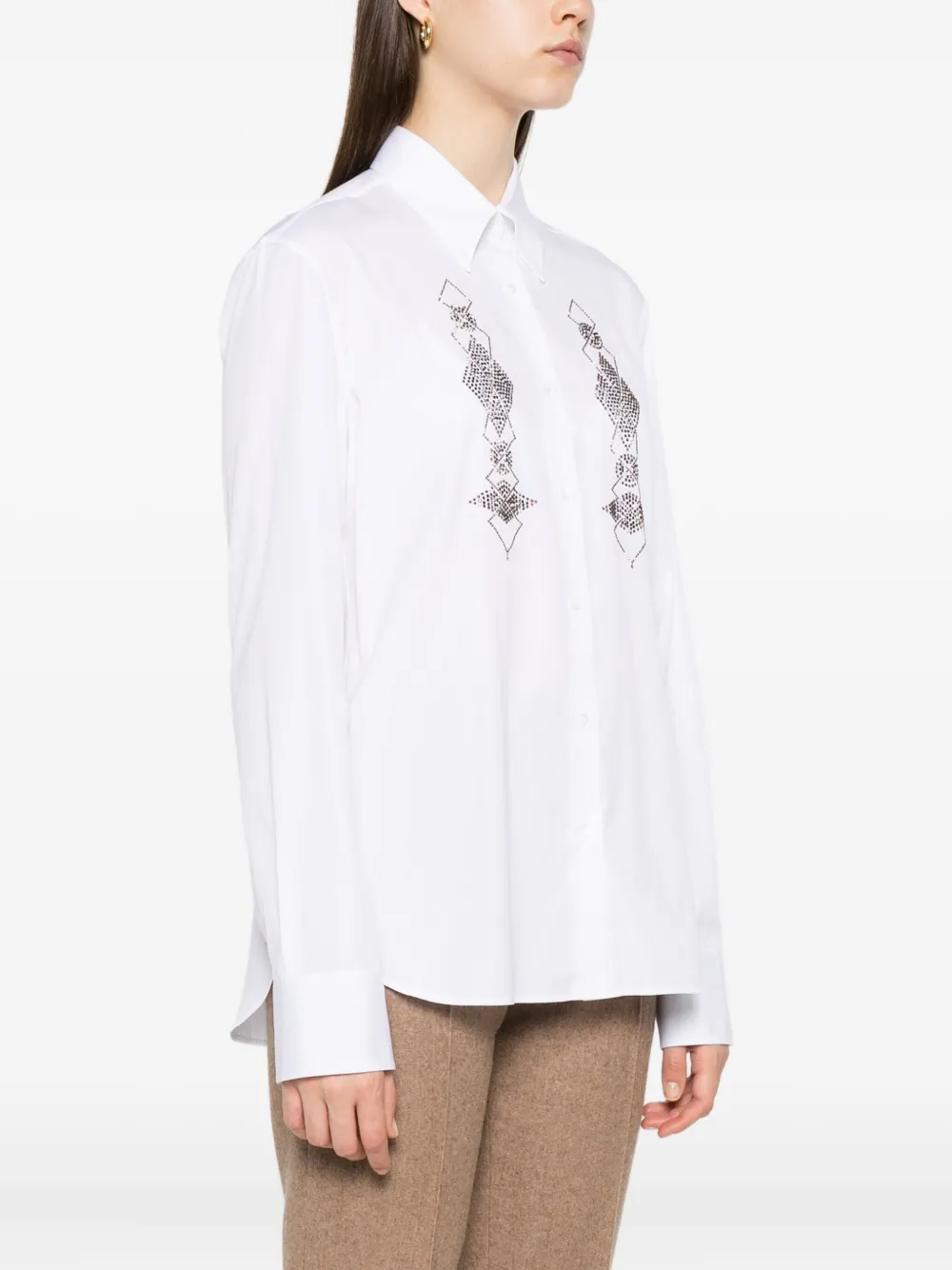 Ermanno Scervino Blouse met geometrische print Wit