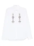 Ermanno Scervino geometric-embellished shirt - White
