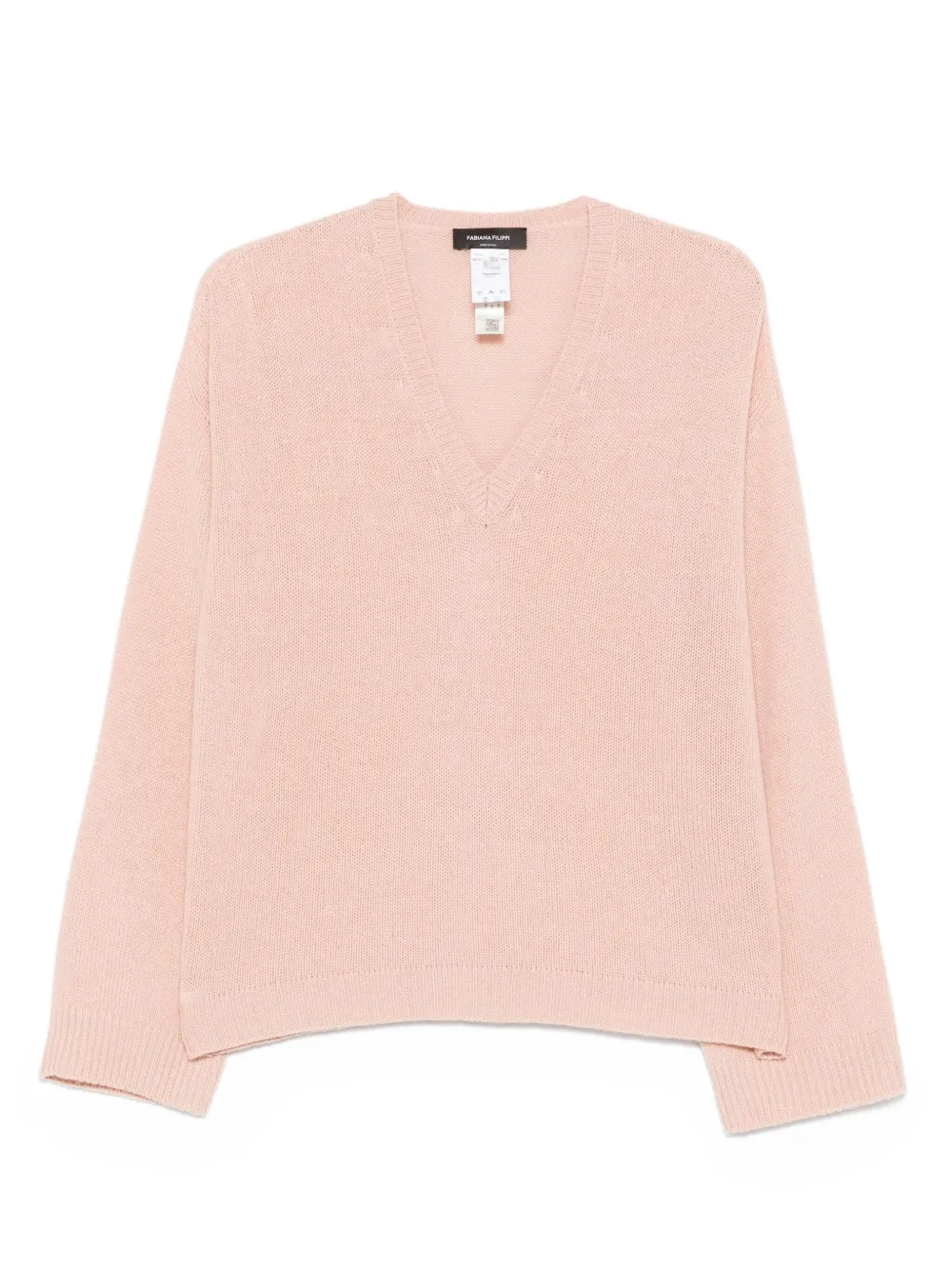 V-neck cashmere sweater
