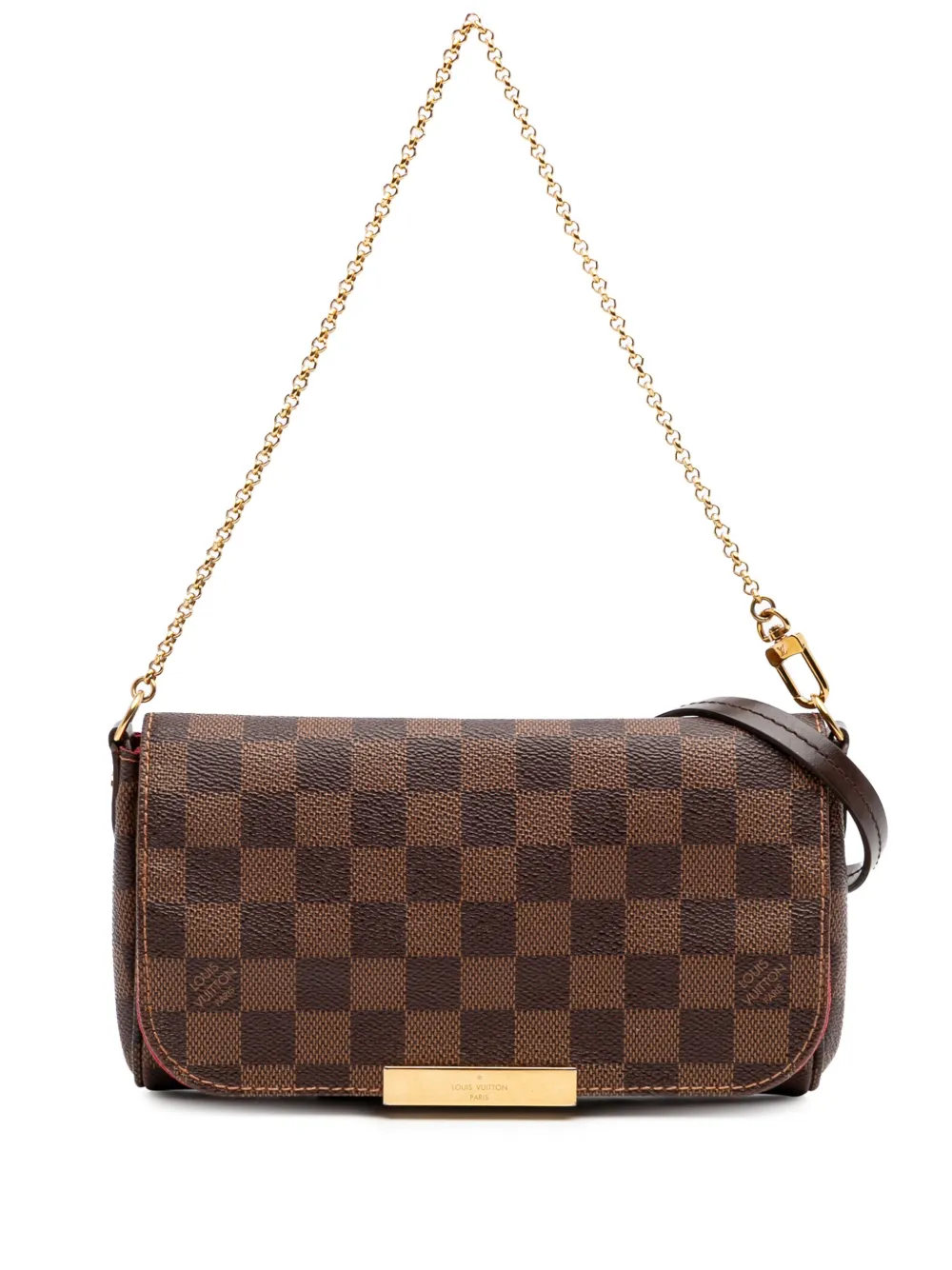 Louis Vuitton Pre-Owned 2018 Damier Ebene Favorite PM satchel | Brown | Image 1