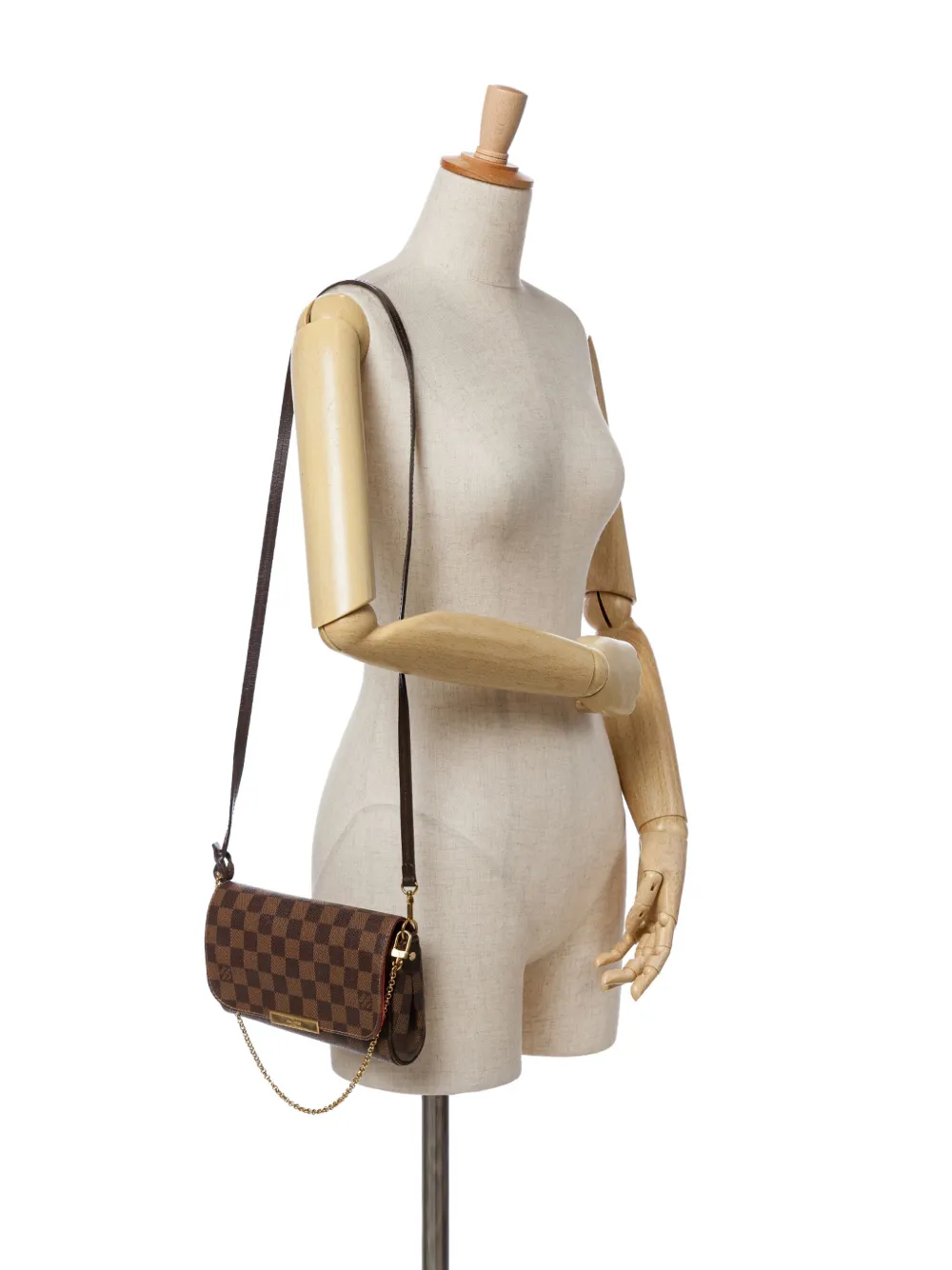 Louis Vuitton Pre-Owned 2018 Damier Ebene Favorite PM satchel | Pre-Owned | Image 2